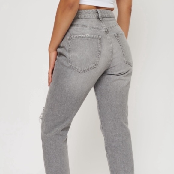 Claudia Dynamite Mom Jeans sz 26, grey wash - Picture 4 of 7